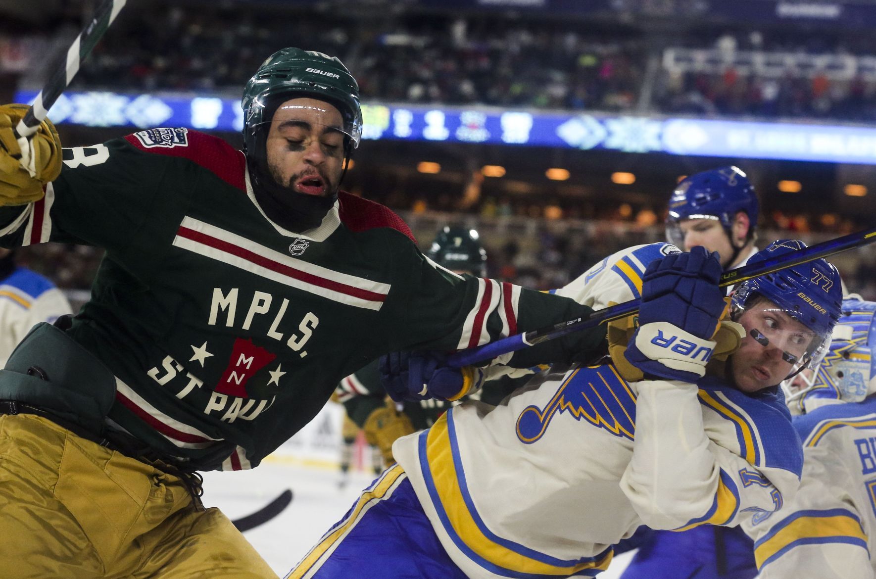 Blues and Wild face-off in Winter Classic